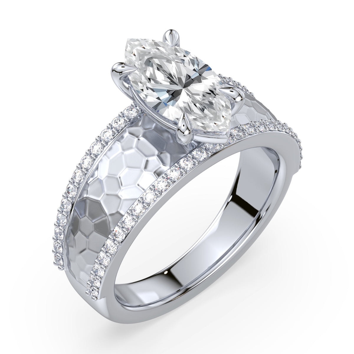 lm-preview|nell-pave-edge-hammered-cigar-band-setting|white|marquise