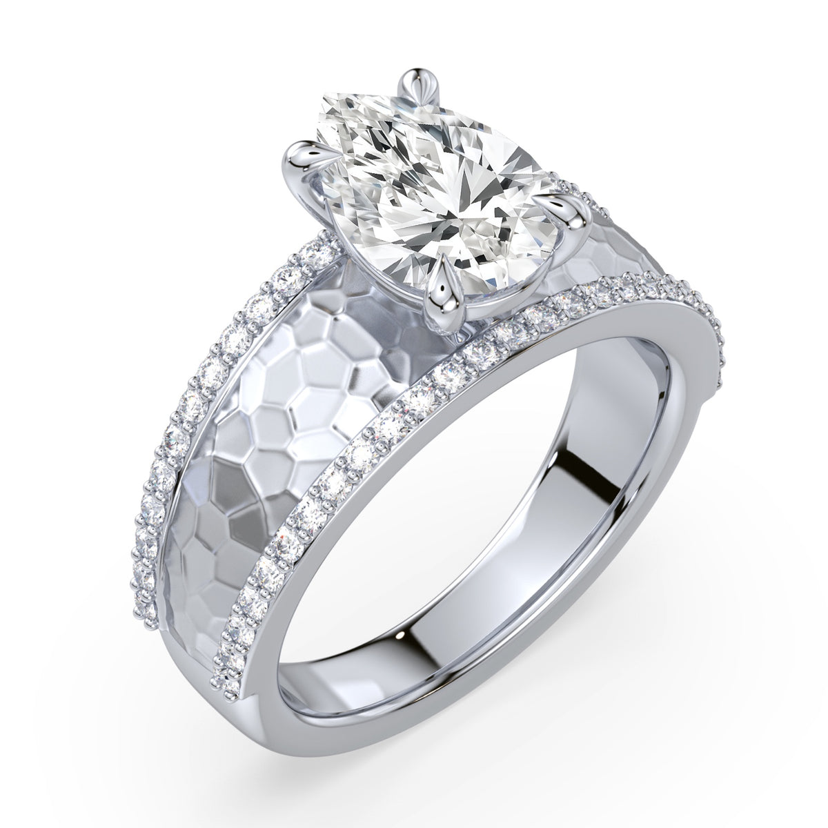 lm-preview|nell-pave-edge-hammered-cigar-band-setting|white|pear