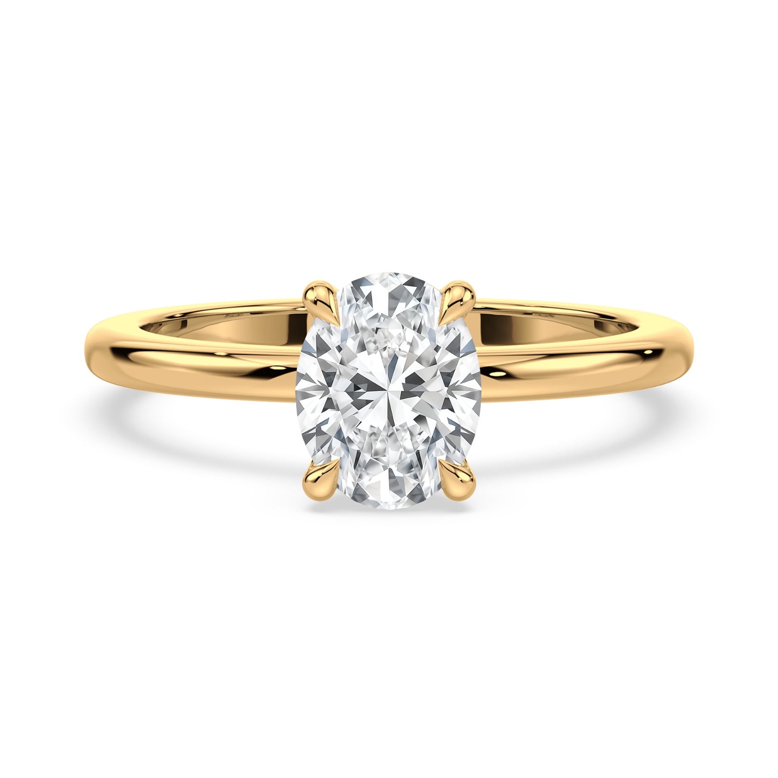 Olivia Hidden Halo Solitaire Setting