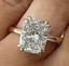 Custom Solitaire Setting with Double Claw Prongs